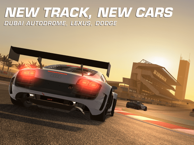 Real Racing 3 Update Brings Dubai Autodrome, New Lexus and Dodge Cars