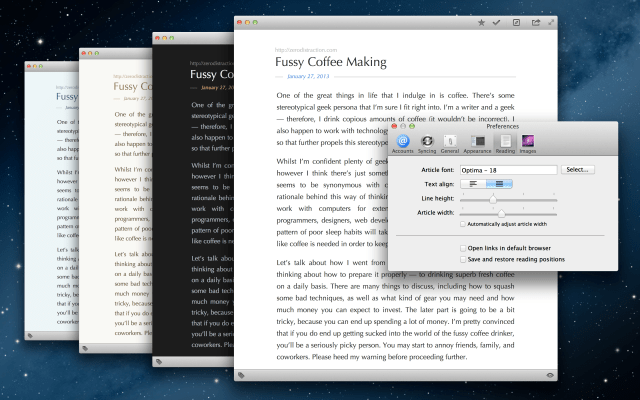 ReadKit App for Mac OS X is Updated With RSS Support