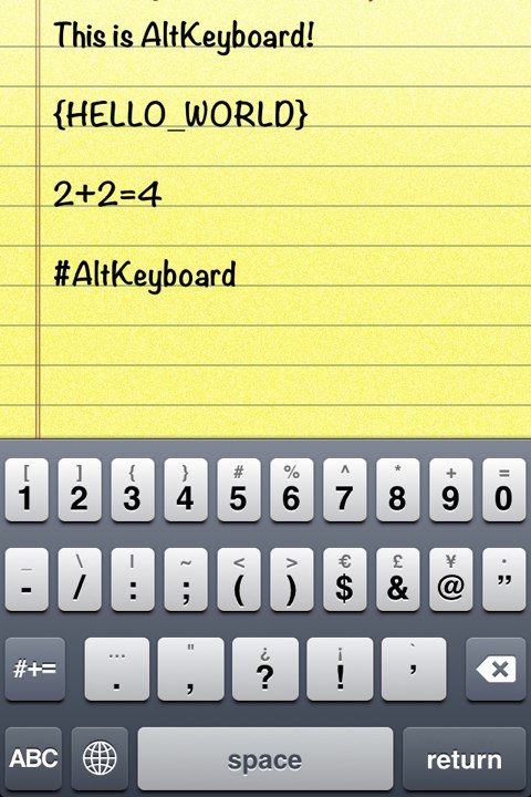 AltKeyboard Tweak Lets You Flick Up to Input Numbers and Special Characters