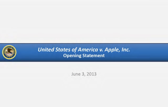 DOJ vs. Apple E-Book Pricing Trial Starts Today, DOJ Posts Its Case Online
