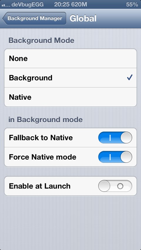 Background Manager for iOS 6 is Updated With Several Improvements