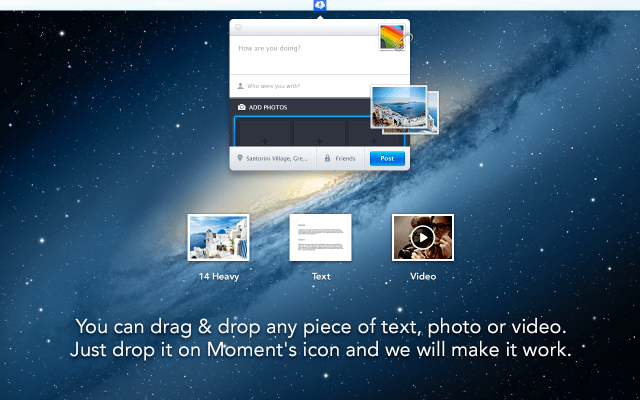 Tapmates Releases Moment Menu Bar App to Improve Posting to Facebook from OS X [Video]