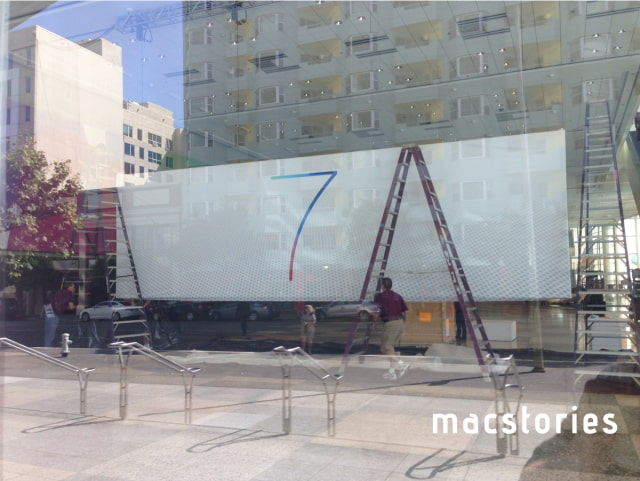 Apple Puts Up Banner Confirming iOS 7 Will Be Unveiled at WWDC [Photo]