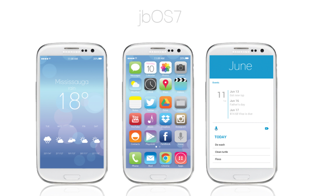 JbOS 7 Theme Brings iOS 7 Look to Android Devices [Video]