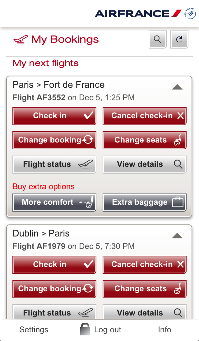 Air France App Gets Passbook Support