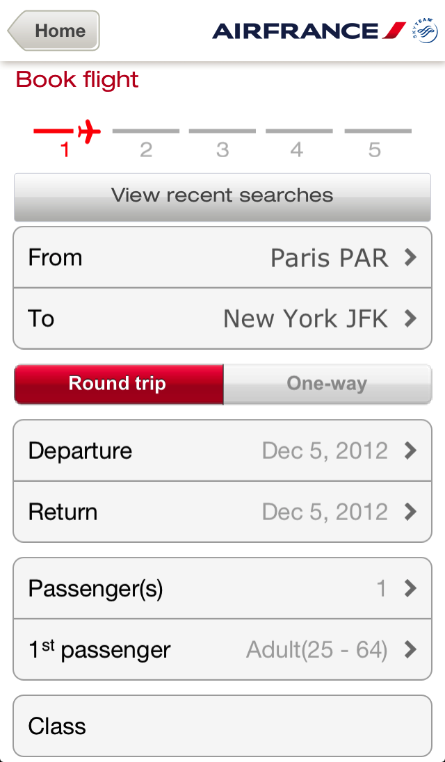 Air France App Gets Passbook Support