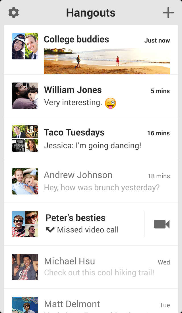 Google+ Hangouts App Gets Support for Links, In-App Sounds, More