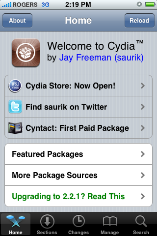 La Tienda Cydia para iPhones Liberados ya Esta Abierta