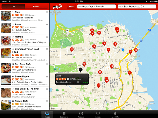 Yelp Update Brings the Ability to Order Food in App