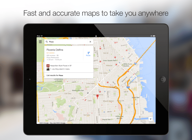 Google Maps 2.0 Released for iOS, Brings iPad Support, Indoor Maps
