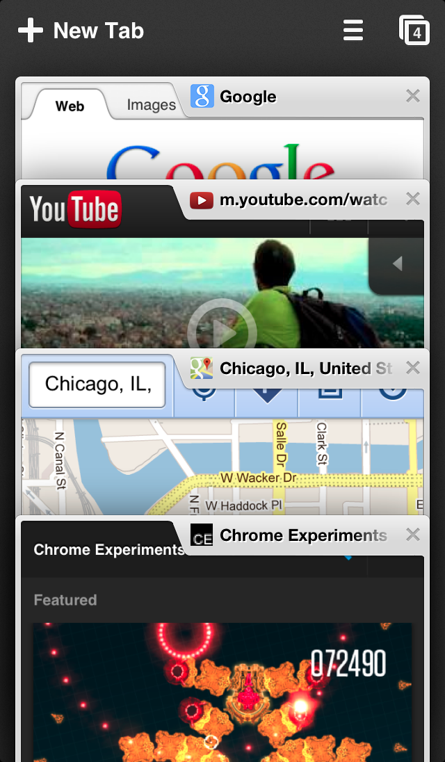 Google Updates Chrome for iOS With Fullscreen Mode for iPad, TTS, History, More