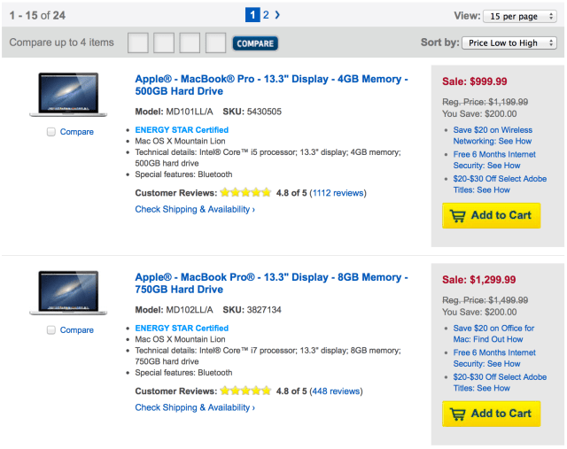 Best Buy Cuts MacBook Pro Price By $200 for Back-to-School Promotion
