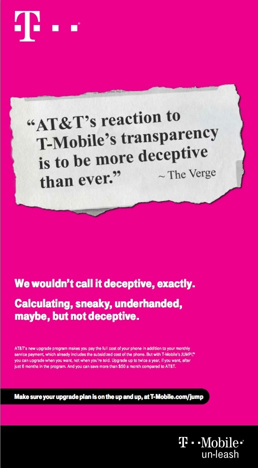T-Mobile Responds to AT&amp;T and Verizon&#039;s &#039;Deceptive&#039; Early Upgrade Plans