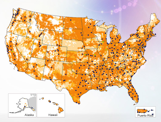 AT&amp;T Launches 4G LTE in 7 New Markets