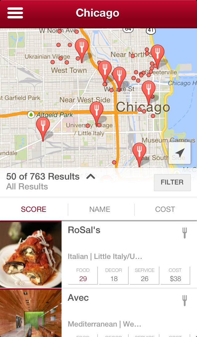 Google Releases Zagat iPhone App for Finding Restaurants, Cafes, Bars