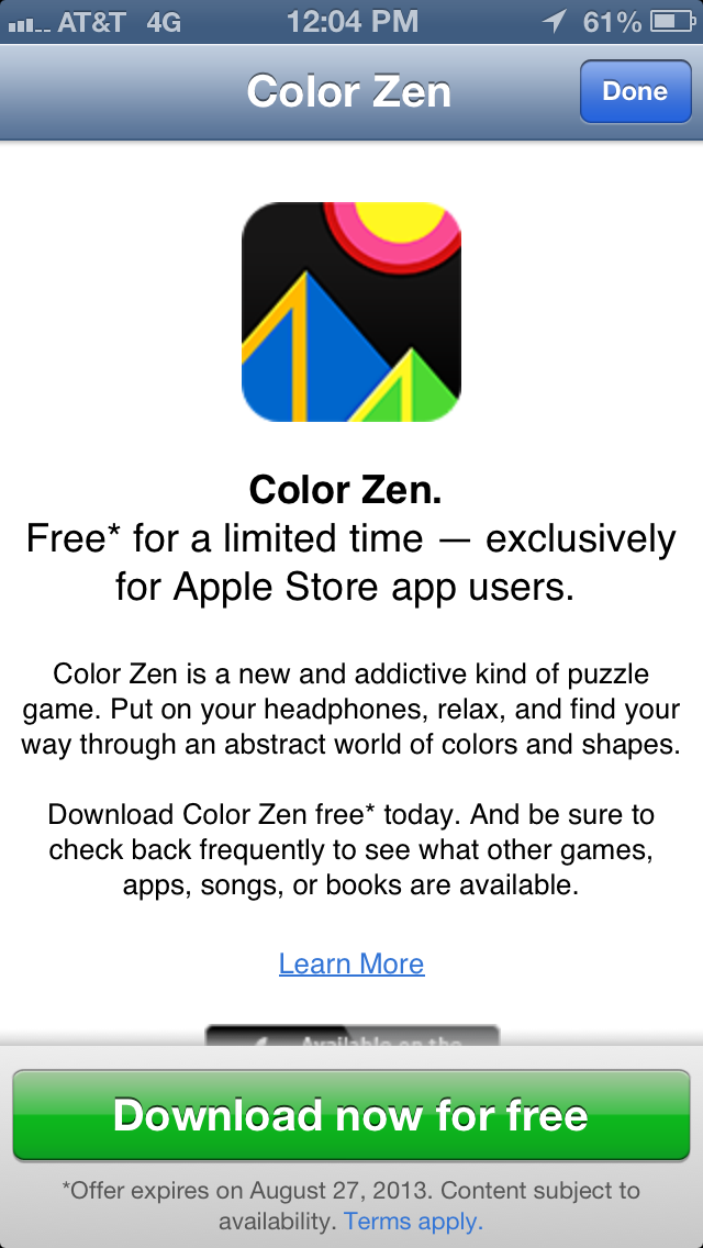 Apple Begins Offering Free Content via the Apple Store App