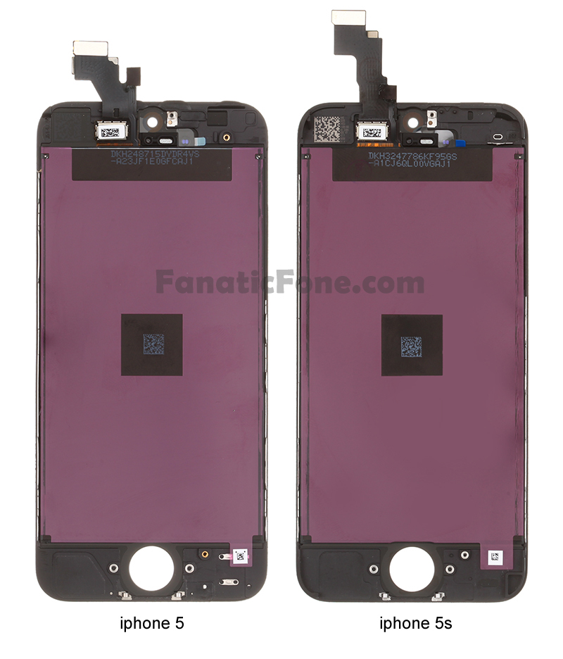 Leaked Photos Compare iPhone 5 and iPhone 5S Digitizer and LCD Screen Assembly