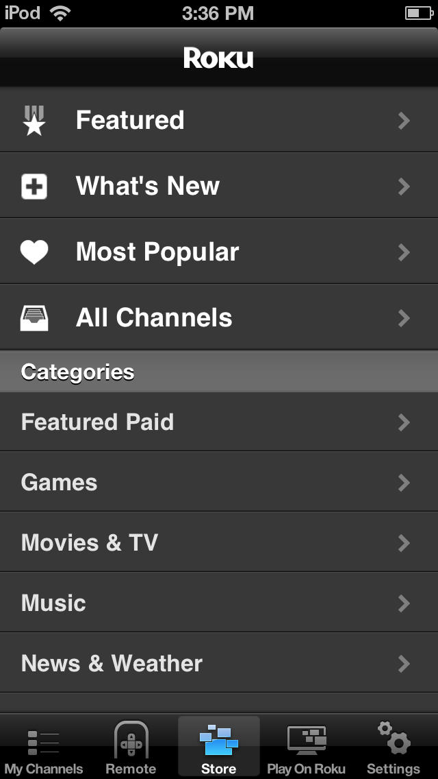 Roku App Updated to Stream iPhone Video to Roku Player