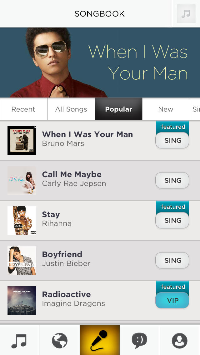 Smule Updates Sing! Karaoke App With Vocal Guide, Songbook Enhancements