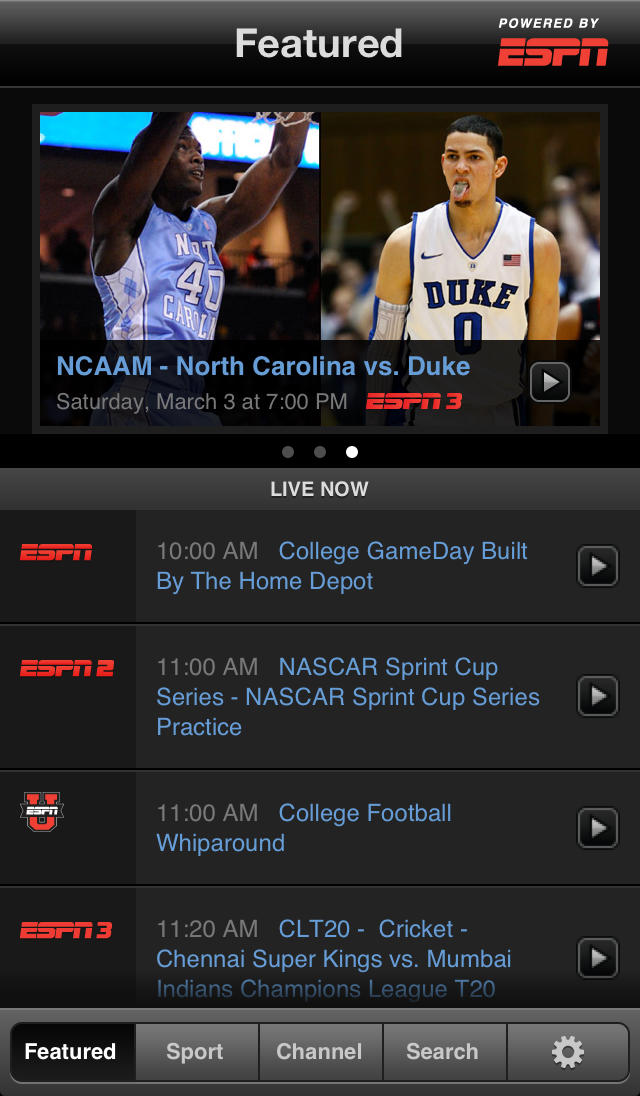 WatchESPN Update Brings Live Toolbar, Ability to Stream Two Videos at Once, iOS 7 Support and More