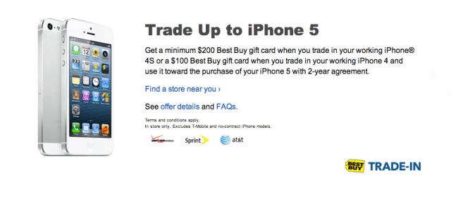 Best Buy Launches iPhone Trade in Program, Get $200 Off iPhone 5 Through Sunday