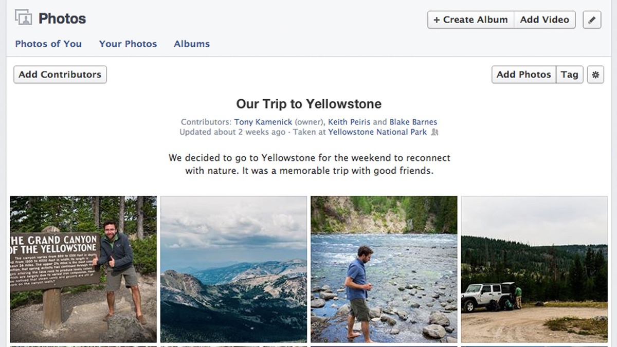 Facebook Gets Shared Photo Albums