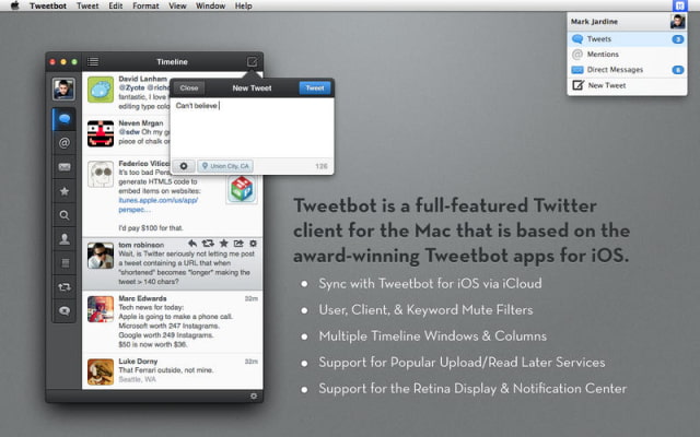 Tweetbot for Mac Update Brings Many Fixes and Enhancements