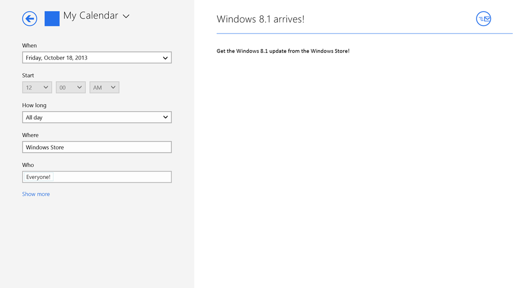 Microsoft Makes Windows 8.1 RTM Build Available to MSDN and TechNet Subscribers Today