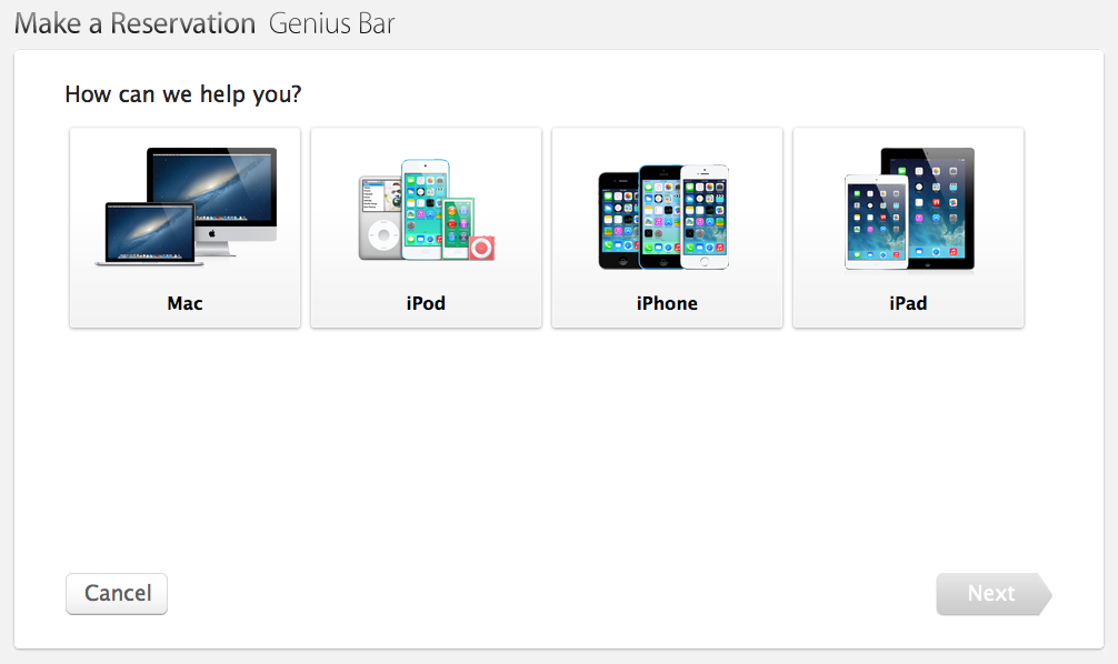 Apple Now Requires an Apple ID to Make Online Genius Bar Appointments
