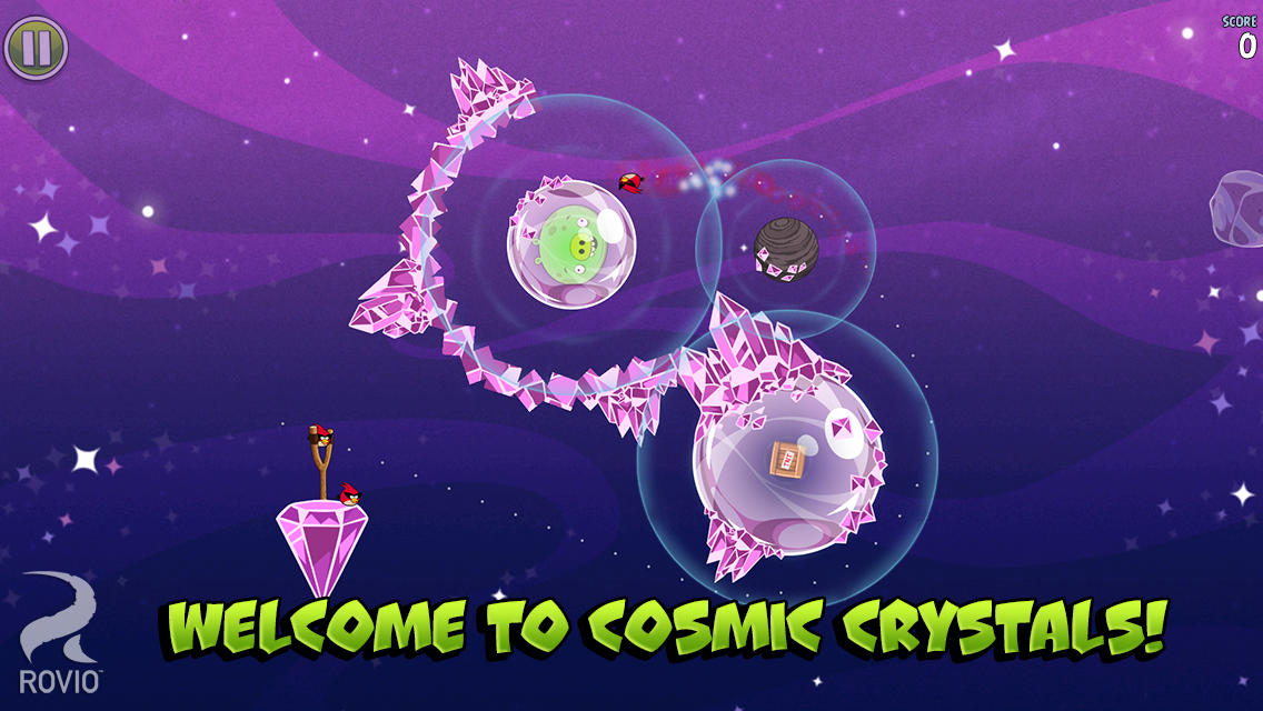 Angry Birds Space Gets 35 New Levels, New Breakable Planets, More