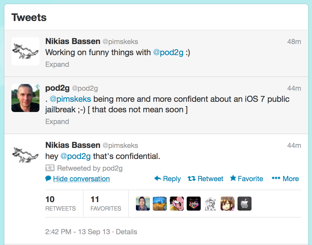 Pod2g is Increasingly Confident That iOS 7 Will Get a Public Jailbreak