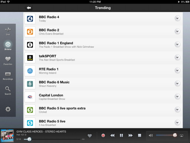 TuneIn Radio Pro Update Fixes Issues With iOS 7