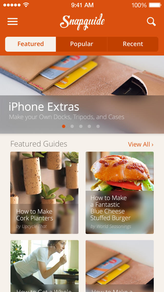 Snapguide Update Brings New Design for iPhone, Better Browsing, Improved Search