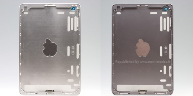 Alleged Next-Generation iPad Mini &#039;Space Gray&#039; Rear Shell Surfaces