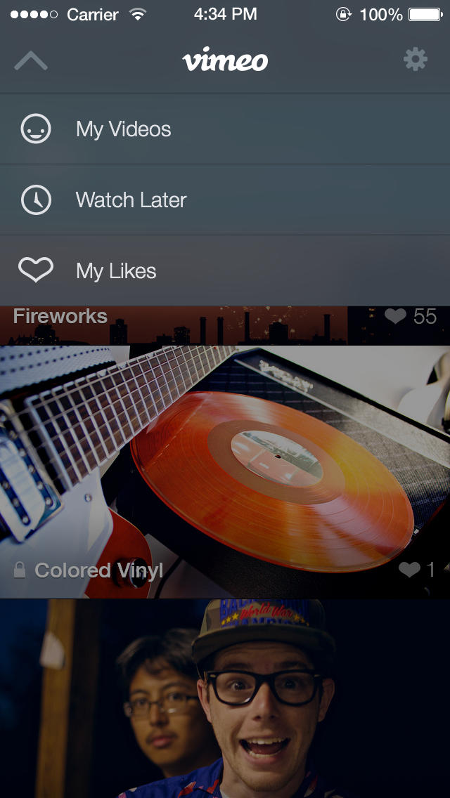 Vimeo App Has Been Completely Redesigned for iOS 7