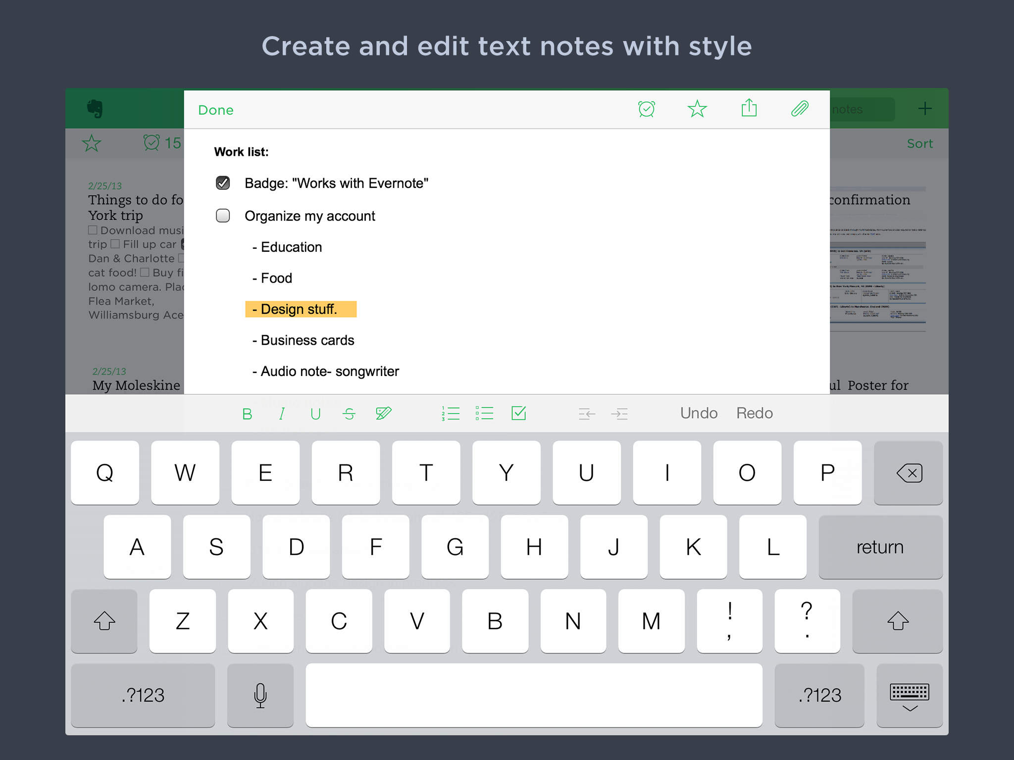 Evernote Releases Completely Redesigned App for iOS 7, Brings AirDrop Support and More