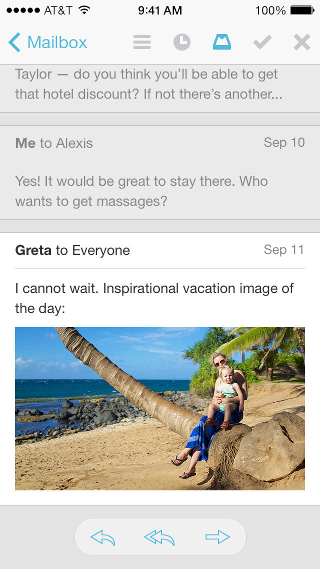 Mailbox for iPhone, iPad Updated for iOS 7, Now &#039;Lighter Faster and More Focused&#039;