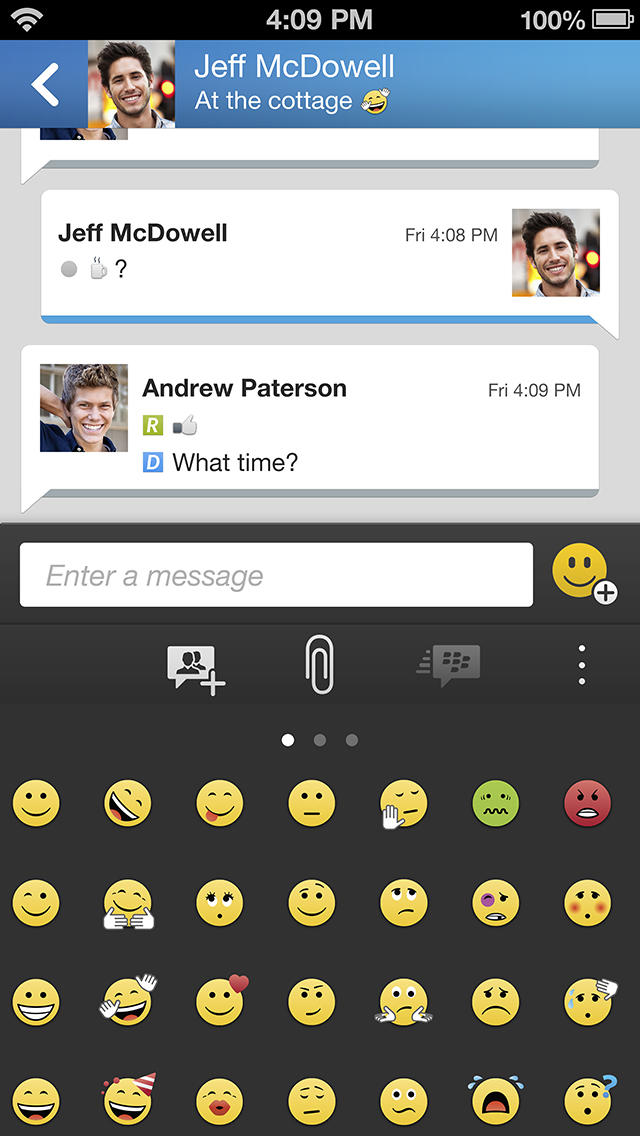 BlackBerry Launches BBM for iPhone