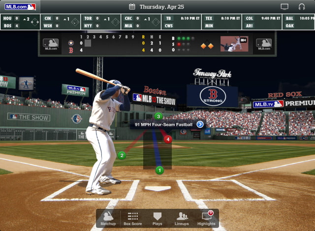 MLB.com At Bat is Updated With Postseason Information, iOS 7 Compatibility