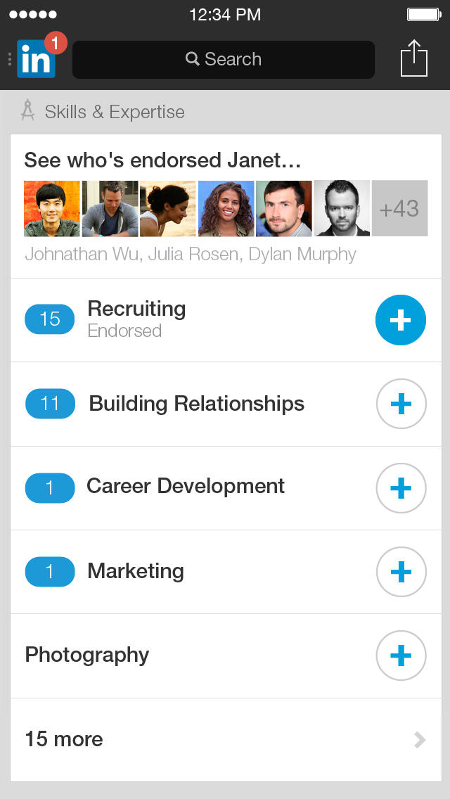 LinkedIn App Gets iOS 7 Compatibility, Lets You Build Your Reputation