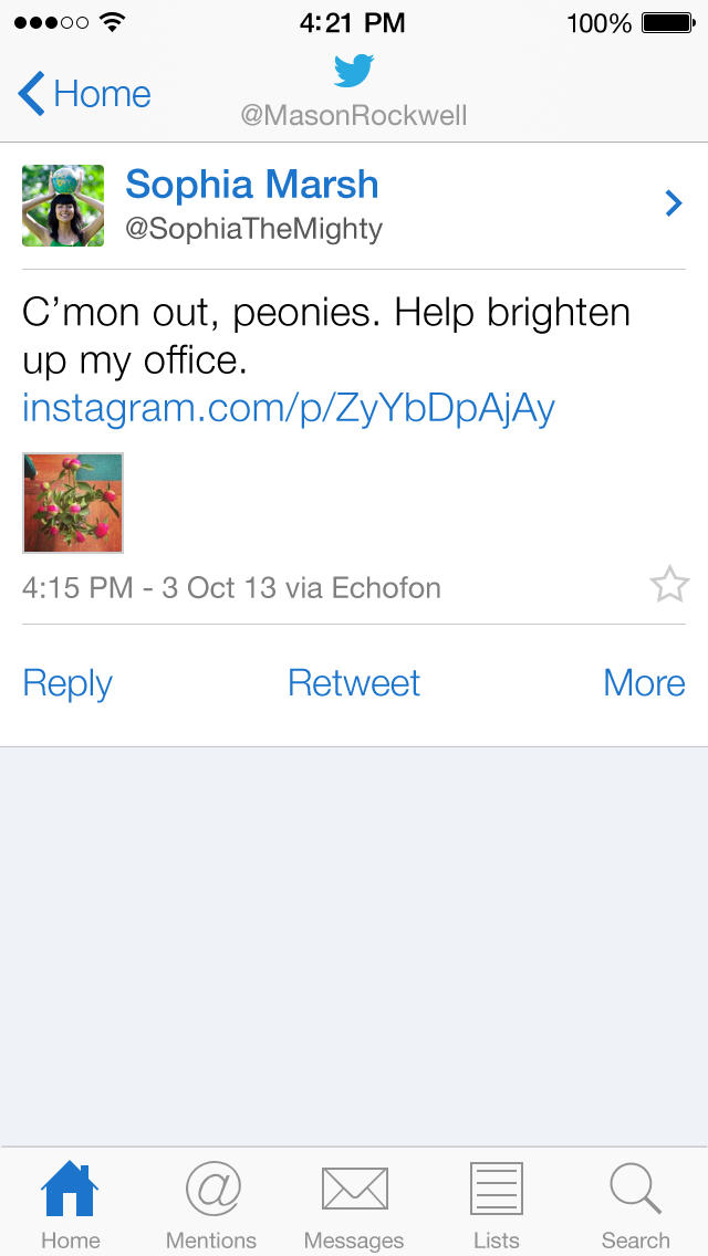 Echofon Twitter App Gets Redesigned for iOS 7
