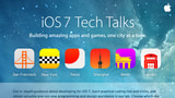 Apple Announces iOS 7 Tech Talks in San Francisco, New York, Toyko, Shanghai, Berlin, London