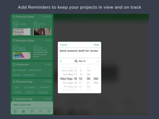 Evernote App is Updated With Post-it Note Camera, Evernote Market