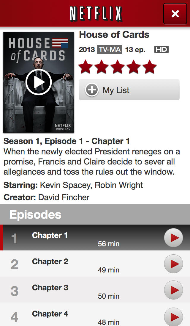 Netflix App is Updated With Netflix HD and AirPlay Streaming for iOS 7