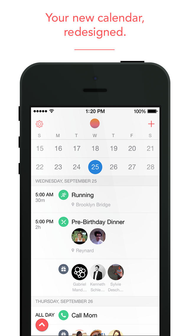 Sunrise Calendar is Updated With New Design for iOS 7, iCloud Calendar Support