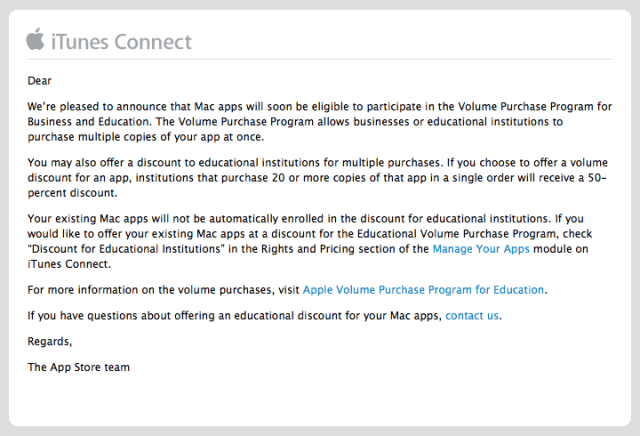 Mac Apps Will Soon Be Eligible for Apple&#039;s Volume Purchase Program 