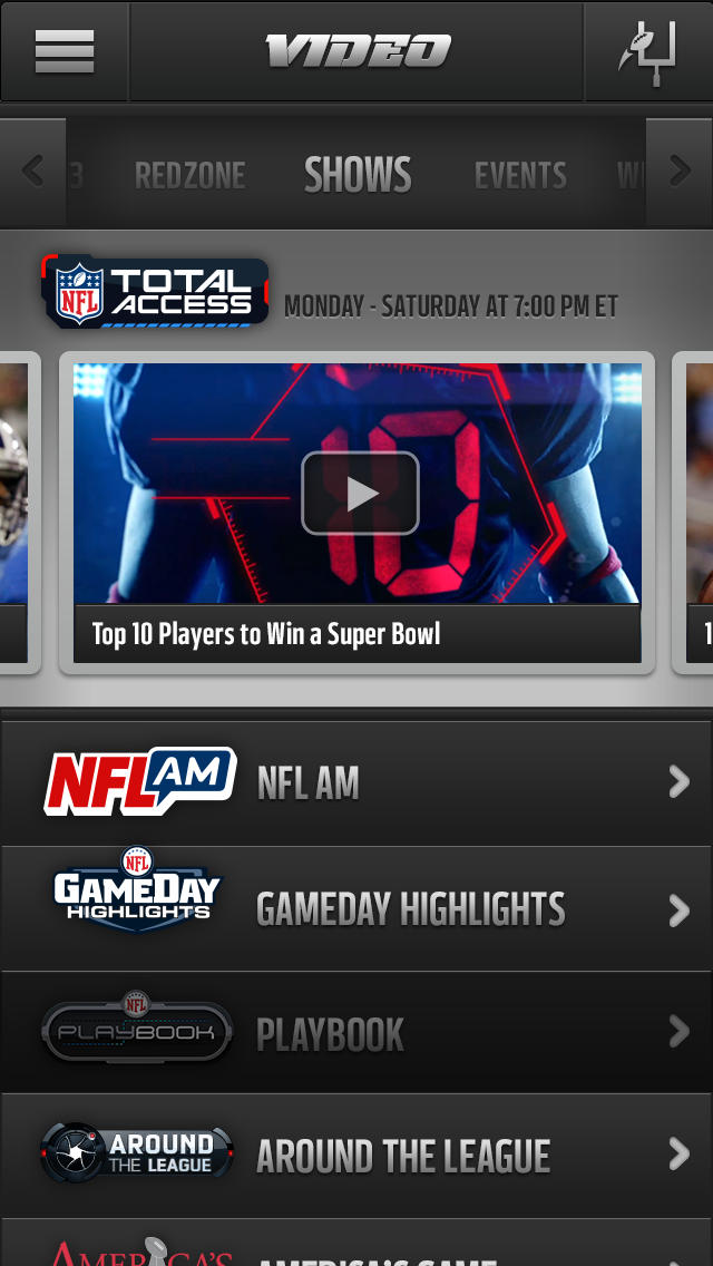 NFL Mobile App Gets Access to NFL.com/Live Content for Premium Subscribers