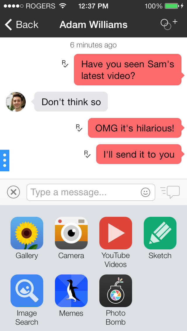 Kik Messenger Has Updated Its Look and Feel for iOS 7