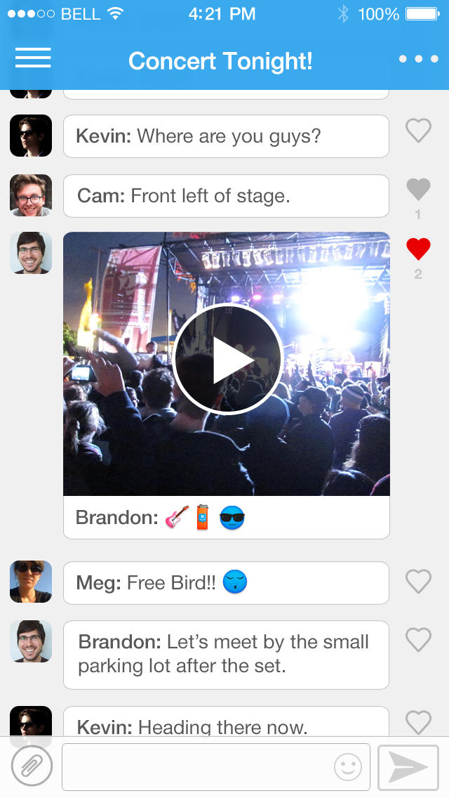 GroupMe App is Updated With Video and iOS 7 Support