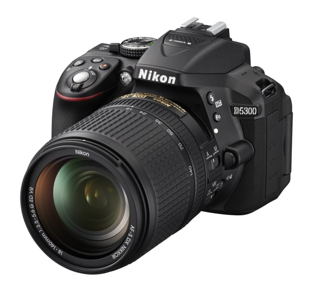 The Nikon D5300 is Nikon&#039;s First D-SLR Camera With Built-In Wi-Fi and GPS